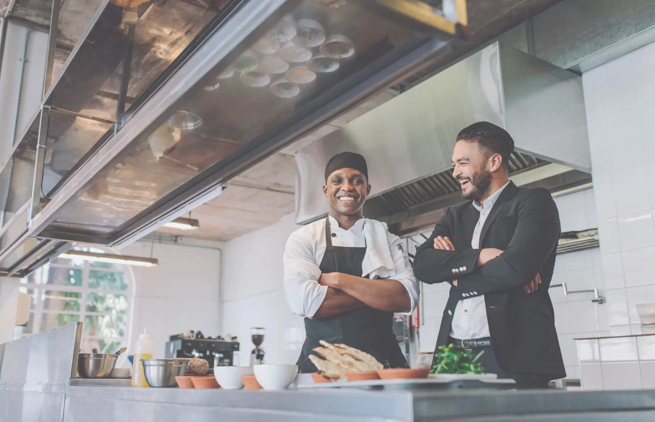 Horecamedewerkers in de keuken