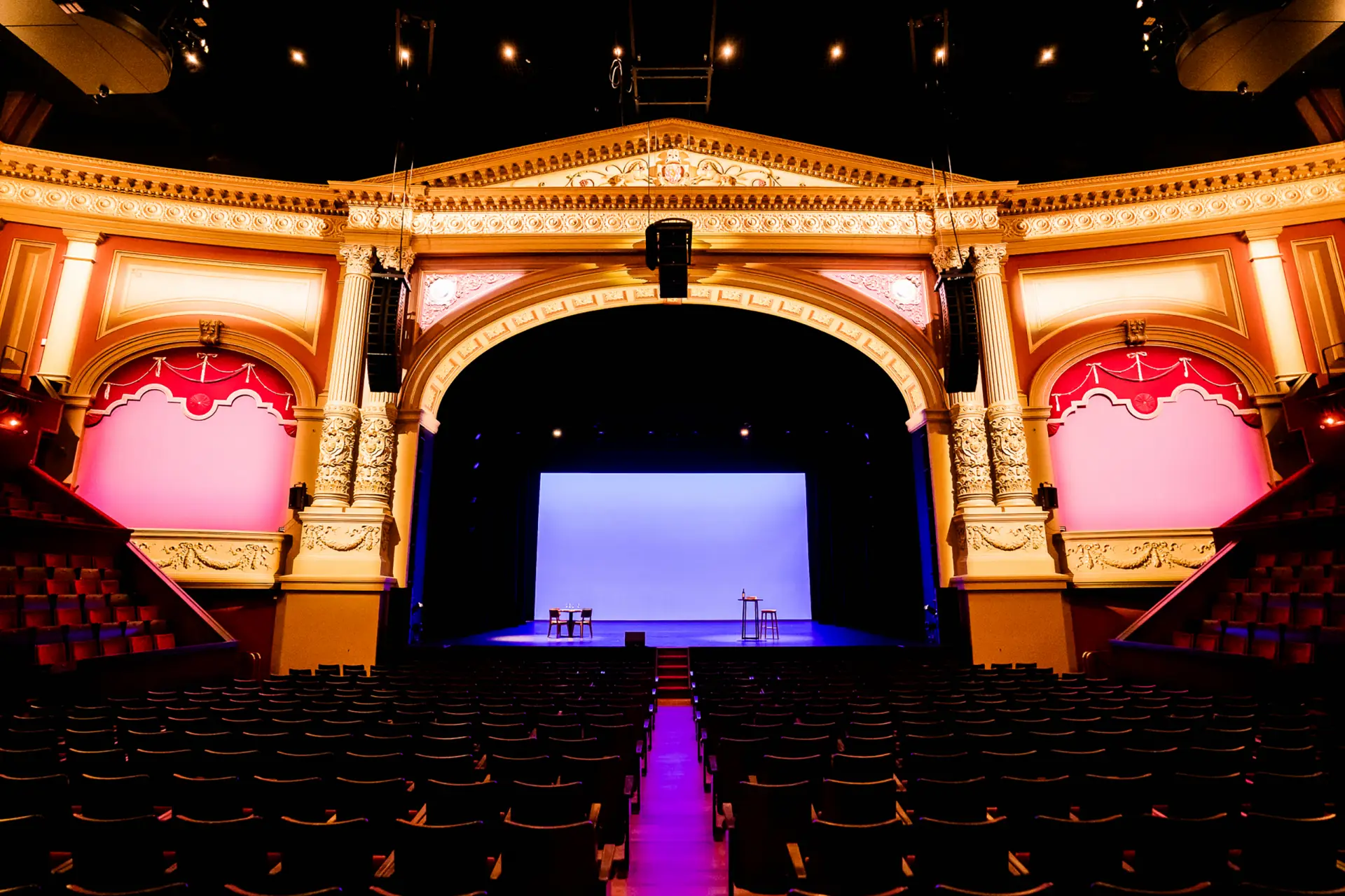 Interieur van het theater Carré in Amsterdam